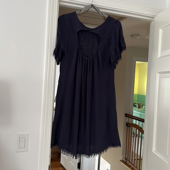 Maternity/postpartum dress from pink blush navy blue - Picture 2 of 2